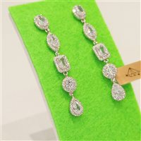 Orecchini Vidali Gioielli Donna in Argento Zircone ORAR-44-34 - ORAR-44-34